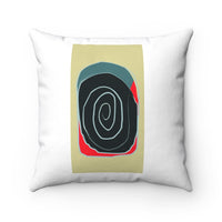 Spun Polyester Square Pillow with original design by Naama Zahavi-Ely