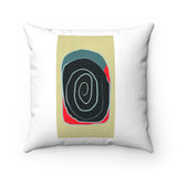 Spun Polyester Square Pillow with original design by Naama Zahavi-Ely