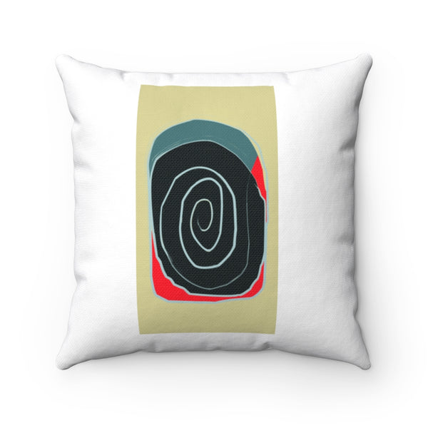 Spun Polyester Square Pillow with original design by Naama Zahavi-Ely