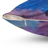 Spun Polyester Square Pillow with original design by Naama Zahavi-Ely