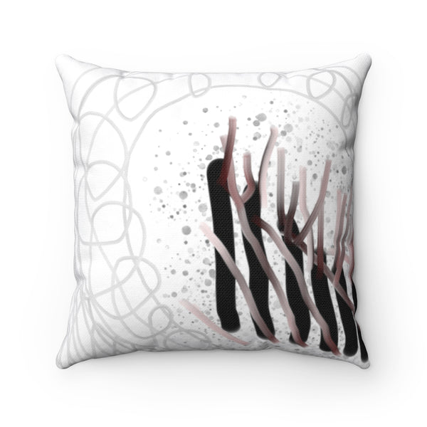 Spun Polyester Square Pillow with original design by Naama Zahavi-Ely