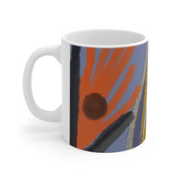 Ceramic Mug 11oz with original artwork by Naama Zahavi-Ely