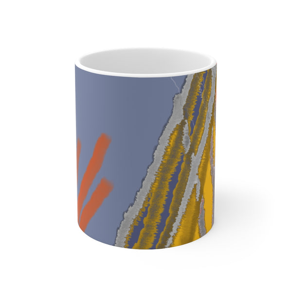 Ceramic Mug 11oz with original artwork by Naama Zahavi-Ely