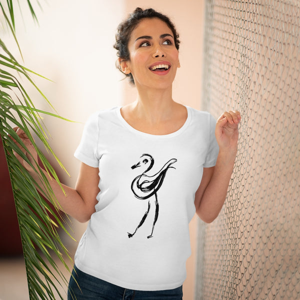 Organic T-shirt with original artwork by Naama Zahavi-Ely