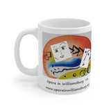 Opera in Wiiliamsburg La Boheme mug 2022, for USA shipping
