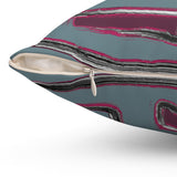 Spun Polyester Square Pillow with original design by Naama Zahavi-Ely