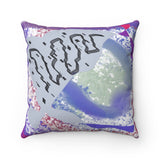 Spun Polyester Square Pillow with original design by Naama Zahavi-Ely