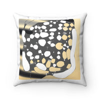 Spun Polyester Square Pillow with original design by Naama Zahavi-Ely