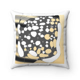 Spun Polyester Square Pillow with original design by Naama Zahavi-Ely