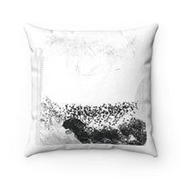 Spun Polyester Square Pillow with original design by Naama Zahavi-Ely