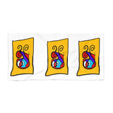 Beach Towel with artwork by Naama Zahavi-Ely