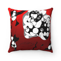 Spun Polyester Square Pillow with original design by Naama Zahavi-Ely