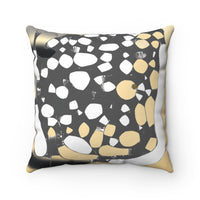 Spun Polyester Square Pillow with original design by Naama Zahavi-Ely