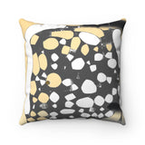 Spun Polyester Square Pillow with original design by Naama Zahavi-Ely