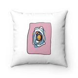 Spun Polyester Square Pillow with original design by Naama Zahavi-Ely