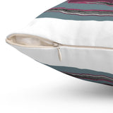 Spun Polyester Square Pillow with original design by Naama Zahavi-Ely