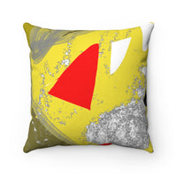 Spun Polyester Square Pillow with original design by Naama Zahavi-Ely