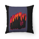 Spun Polyester Square Pillow with original design by Naama Zahavi-Ely