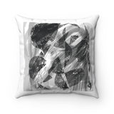 Spun Polyester Square Pillow with original design by Naama Zahavi-Ely