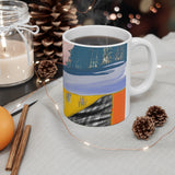 Ceramic Mug 11oz with original artwork by Naama Zahavi-Ely