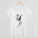 Organic T-shirt with original artwork by Naama Zahavi-Ely