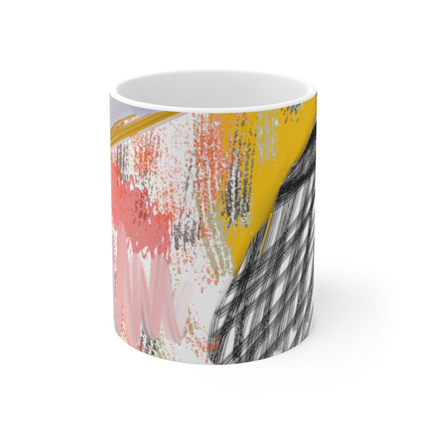 Ceramic Mug 11oz with original artwork by Naama Zahavi-Ely