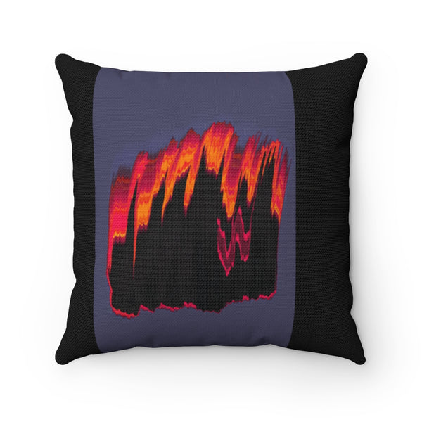 Spun Polyester Square Pillow with original design by Naama Zahavi-Ely