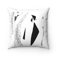 Spun Polyester Square Pillow with original design by Naama Zahavi-Ely