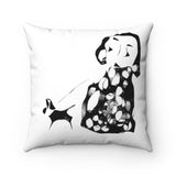 Spun Polyester Square Pillow with original design by Naama Zahavi-Ely