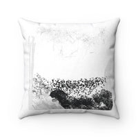 Spun Polyester Square Pillow with original design by Naama Zahavi-Ely