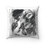 Spun Polyester Square Pillow with original design by Naama Zahavi-Ely