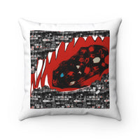 Spun Polyester Square Pillow with original design by Naama Zahavi-Ely