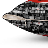 Spun Polyester Square Pillow with original design by Naama Zahavi-Ely