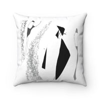 Spun Polyester Square Pillow with original design by Naama Zahavi-Ely