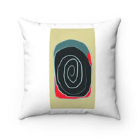 Spun Polyester Square Pillow with original design by Naama Zahavi-Ely