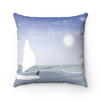 Beach series -- spun Polyester Square Pillow with original design by Naama Zahavi-Ely