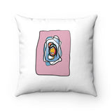 Spun Polyester Square Pillow with original design by Naama Zahavi-Ely