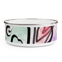 Enamel Bowl with original artwork by Naama Zahavi-Ely